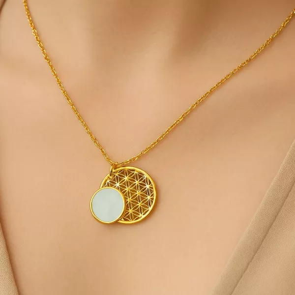 Collier Olfactif BLOM Or <br> Diffuseur de bien-être