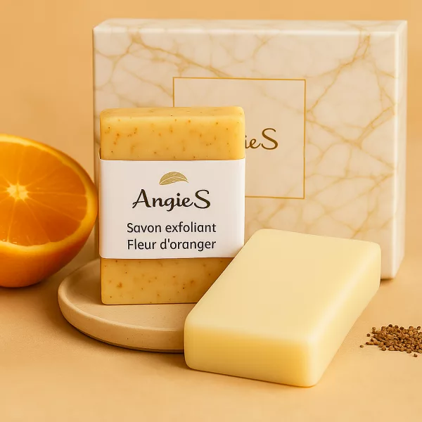 Coffret Détox & Douceur Angie.s avec deux savons 100% végetal.