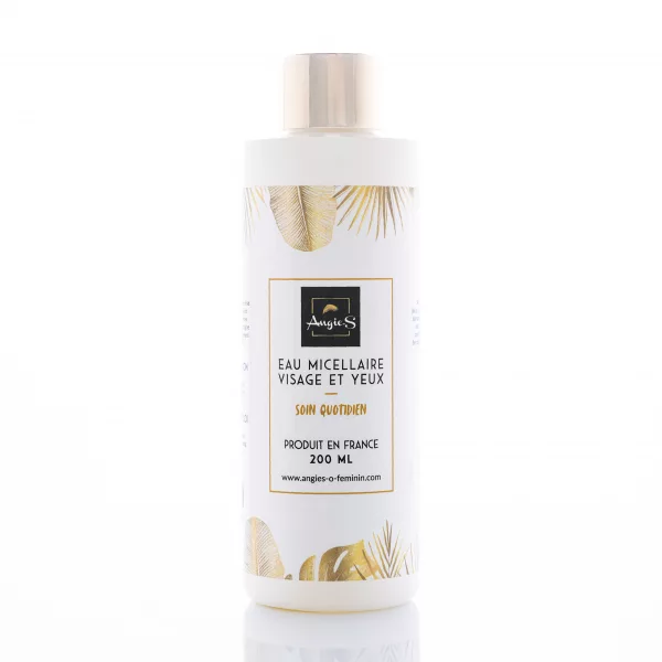 Eau Micellaire Visage & Yeux à l’Aloe Vera Bio & Eau de Rose – Douceur & Éclat Naturel