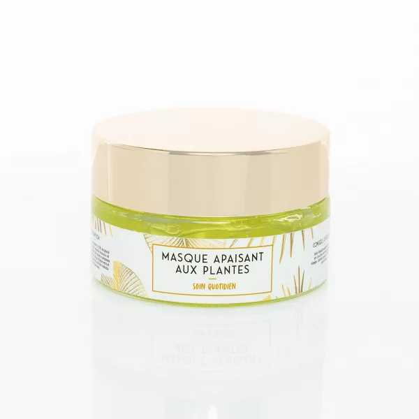 Masque naturel en pot verre – apaisant & hydratant