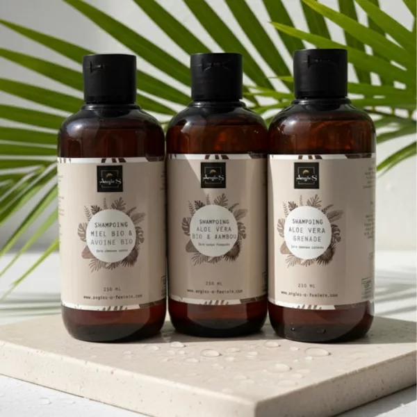 Pack Découverte - 3 Shampoings Bio (cheveux secs+colorés+usage fréquent)