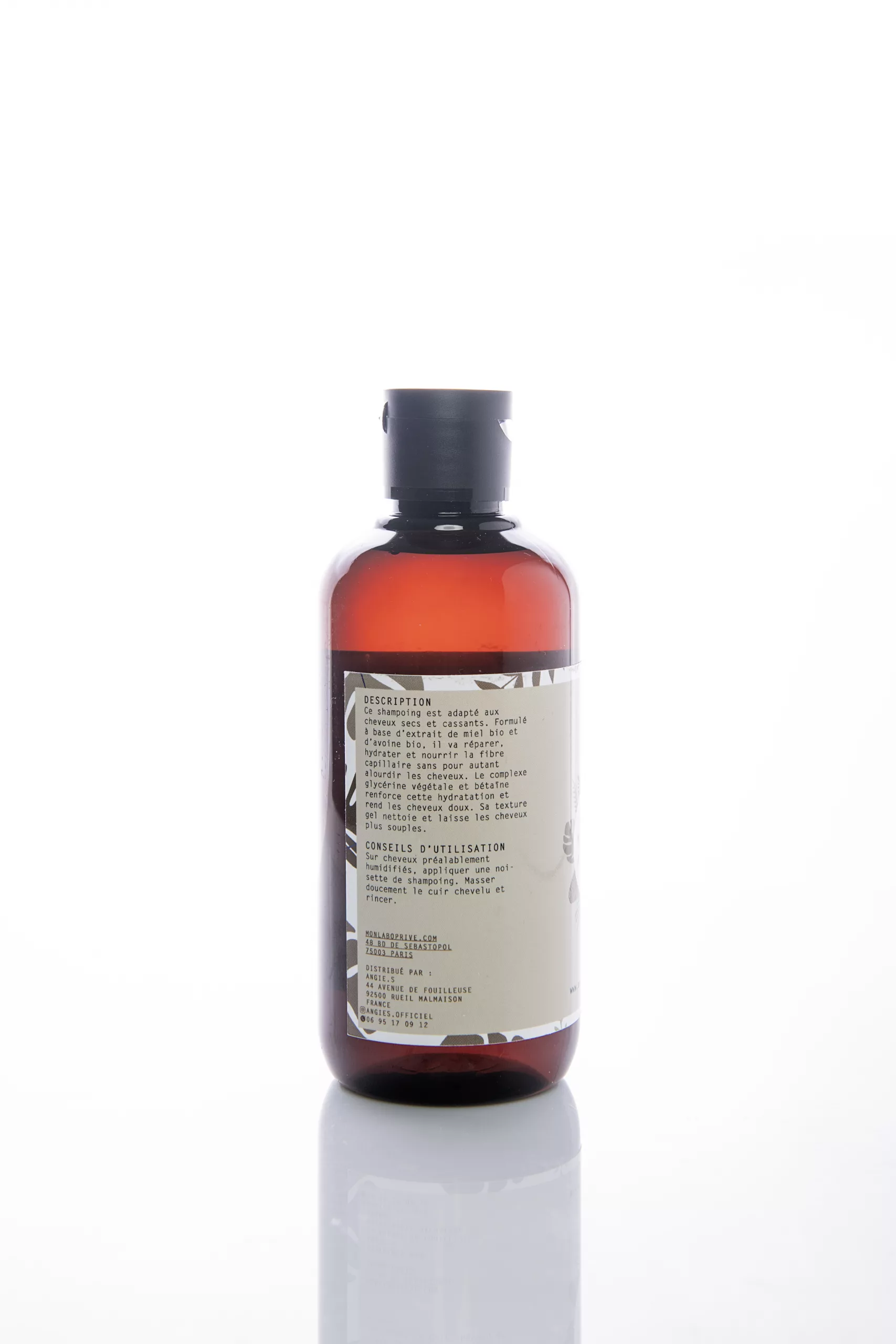 Shampoing Nourrissant Bio pour Cheveux Secs – Hydratation Intense au Miel, Avoine & Aloe Vera – Image 2