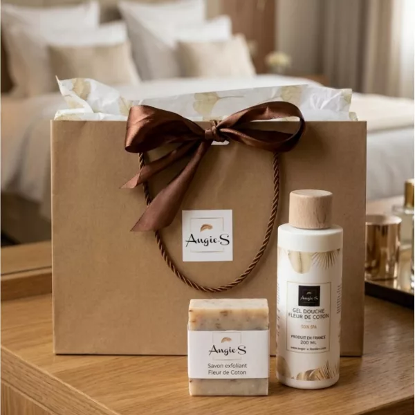 Duo Douceur Fleur de Coton | Savon Exfoliant & Gel Douche