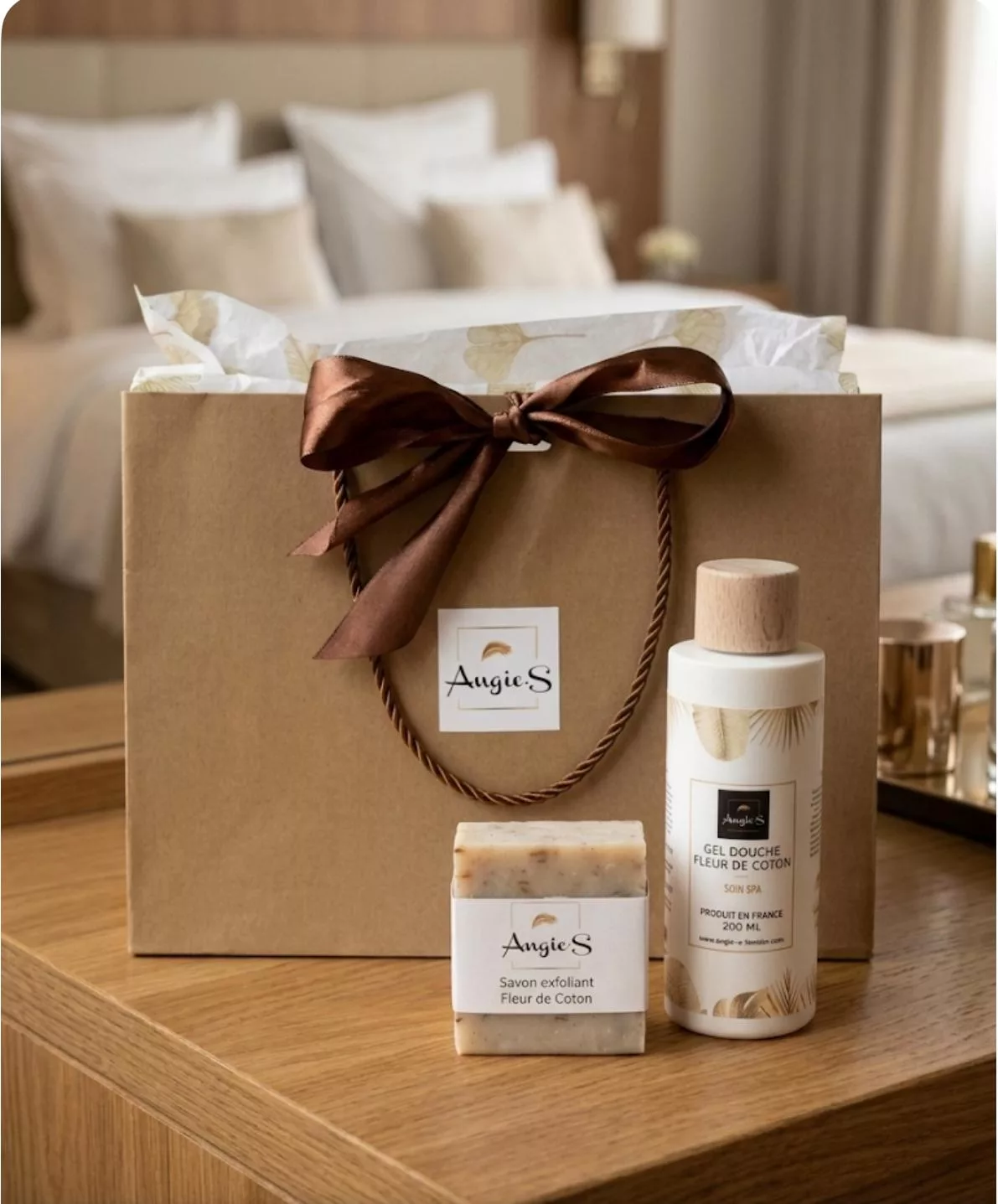 Duo Douceur Fleur de Coton | Savon Exfoliant & Gel Douche