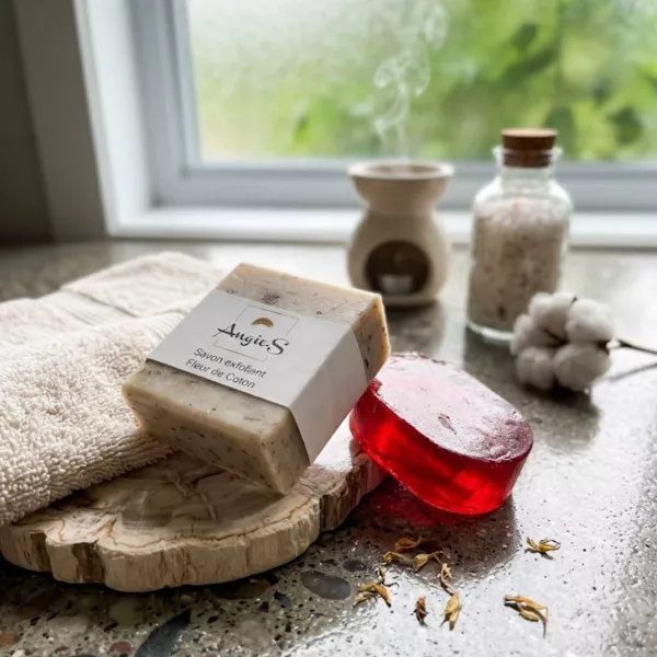 Duo Rituel Éclat - Savons Fleur de Coton & Curcuma Cannelle